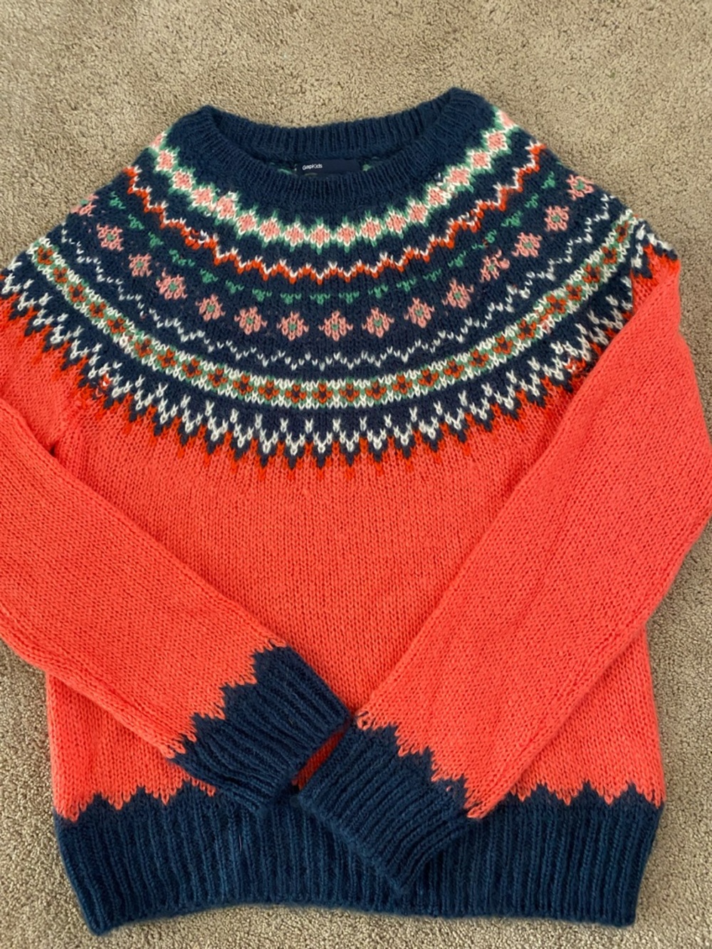 GAP Kids Multicolor Fair Isle Sweater